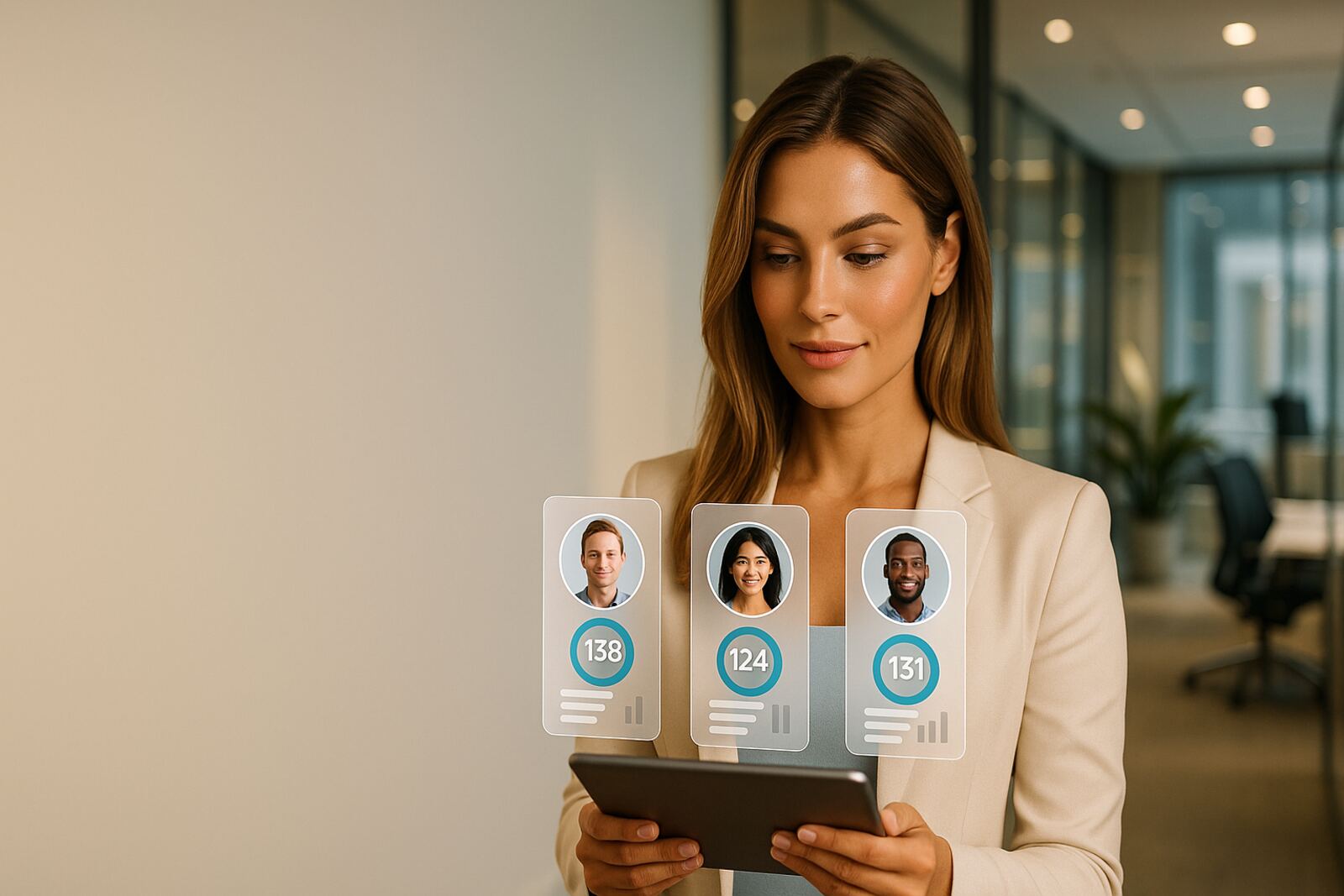 Professional in modern office